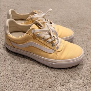Vans yellow shoes